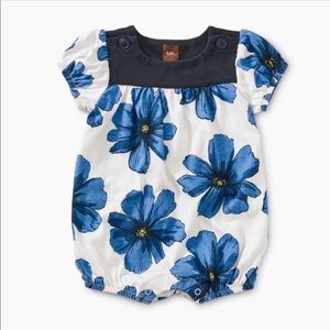 Button-shoulder romper